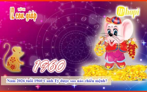 Năm 2026 tuổi 1960 Canh Tý được sao nào chiếu mệnh?