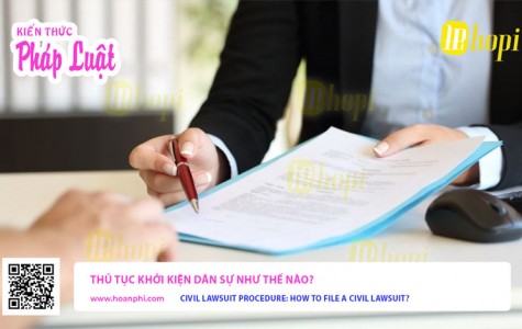 Thủ tục khởi kiện dân sự như thế nào?