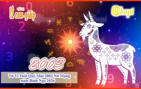Tử Vi Tuổi Quý Mùi 2003 Nữ Mạng năm Bính Ngọ 2026
