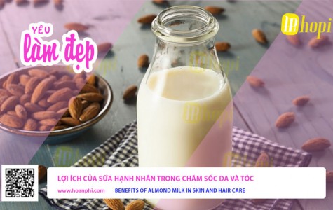 Lợi Ích Của Sữa Hạnh Nhân Trong Chăm Sóc Da Và Tóc