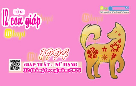 Tử Vi 12 Tháng Tuổi Giáp Tuất 1994 Nữ Mạng Năm Ất Tỵ 2025