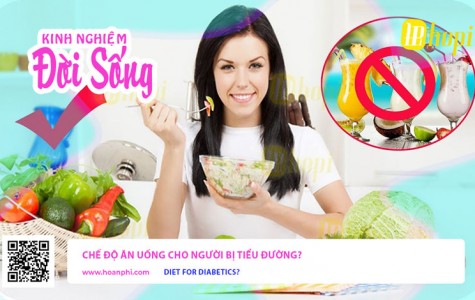 Chế độ ăn uống cho người bị tiểu đường?