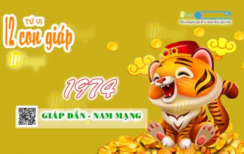 Tử Vi Tuổi Giáp Dần 1974 Nam Mạng năm Ất Tỵ 2025