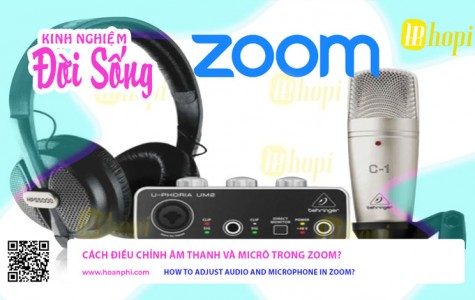 Cách điều chỉnh âm thanh và micrô trong Zoom?