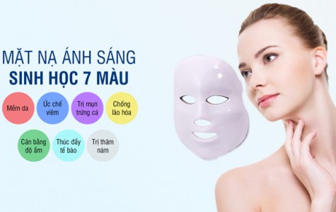 Hướng Dẫn Sử Dụng Mặt Nạ Ánh Sáng Sinh Học 7 Màu