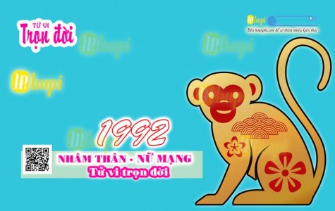 Tử Vi Trọn Đời Nữ Mạng Tuổi Nhâm Thân 1992