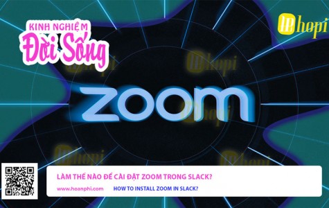 Làm thế nào để cài đặt Zoom trong Slack?