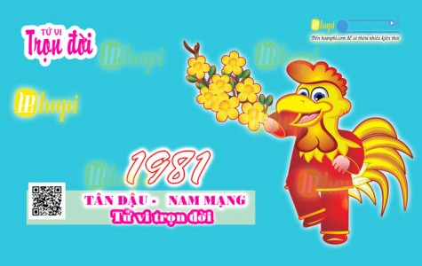 Tử Vi Trọn Đời Nam Mạng Tuổi Tân Dậu 1981