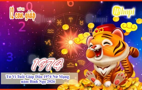 Tử Vi Tuổi Giáp Dần 1974 Nữ Mạng năm Bính Ngọ 2026