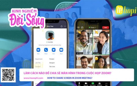 Làm cách nào để chia sẻ màn hình trong cuộc họp Zoom?