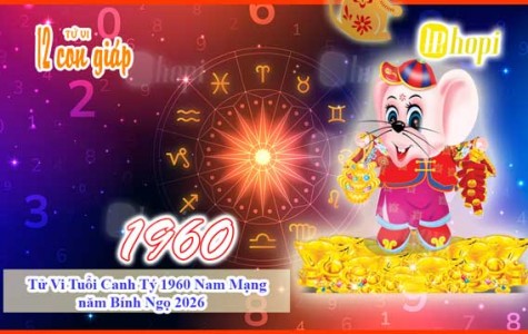 Tử Vi Tuổi Canh Tý 1960 Nam Mạng năm Bính Ngọ 2026