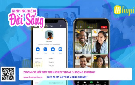 Zoom có hỗ trợ trên điện thoại di động không?