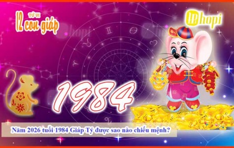Năm 2026 tuổi 1984 Giáp Tý được sao nào chiếu mệnh?
