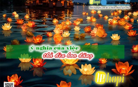 Ý nghĩa của việc thả đèn hoa đăng trong rằm tháng 7