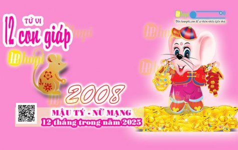 Tử Vi 12 Tháng Tuổi Mậu Tý 2008 Nữ Mạng Năm Ất Tỵ 2025
