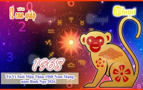Tử Vi Tuổi Mậu Thân 1968 Nam Mạng năm Bính Ngọ 2026