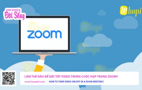 Làm thế nào để bật/tắt video trong cuộc họp trong Zoom?