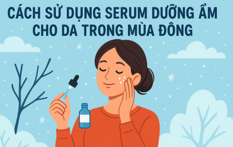 Cách sử dụng serum dưỡng ẩm cho da trong mùa đông