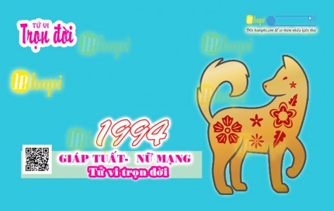 Tử Vi Trọn Đời Nữ Mạng Tuổi Giáp Tuất 1994