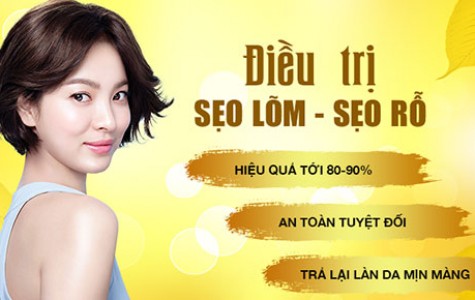 Trị sẹo rỗ bằng công nghệ lăn kim tế bào gốc