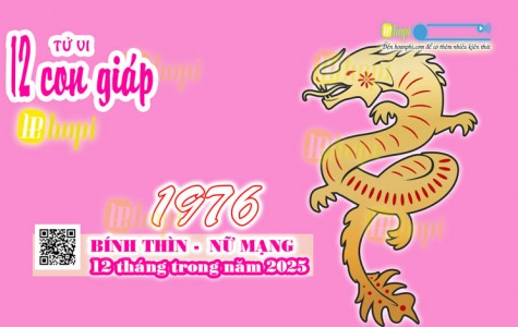 Tử Vi 12 Tháng Tuổi Bính Thìn 1976 Nữ Mạng Năm Ất Tỵ 2025