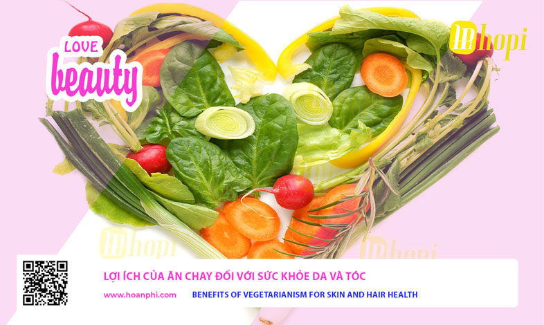 Benefits of Vegetarianism for Skin and Hair Health