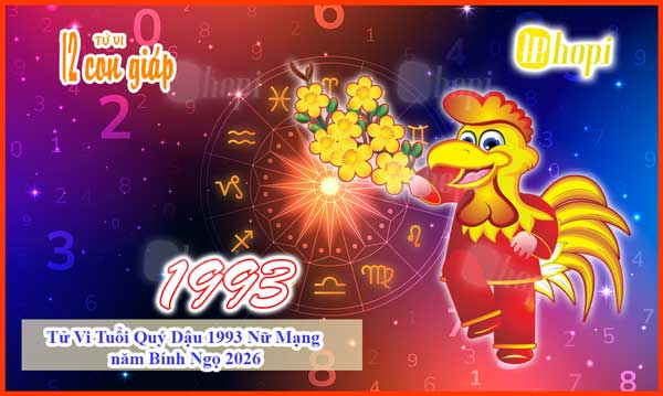 Horoscope 2026 for Female born in 1993 Quy Dau